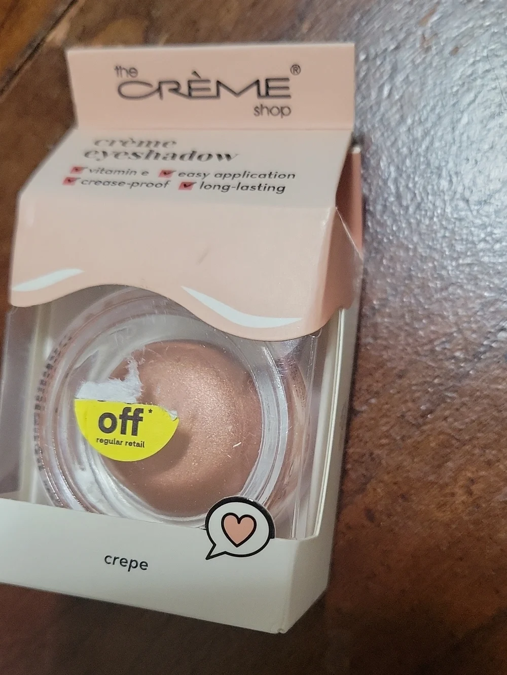 Creme shop cream eyeshadow crepe